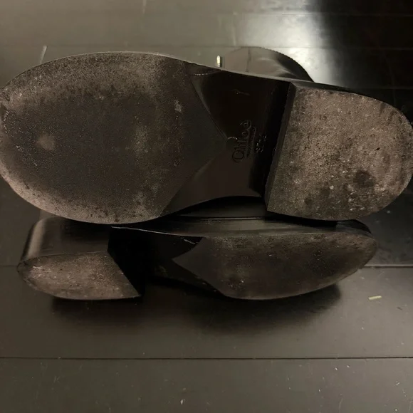 Chloé Roy black calfskin ankle boots - Picture 7 of 9